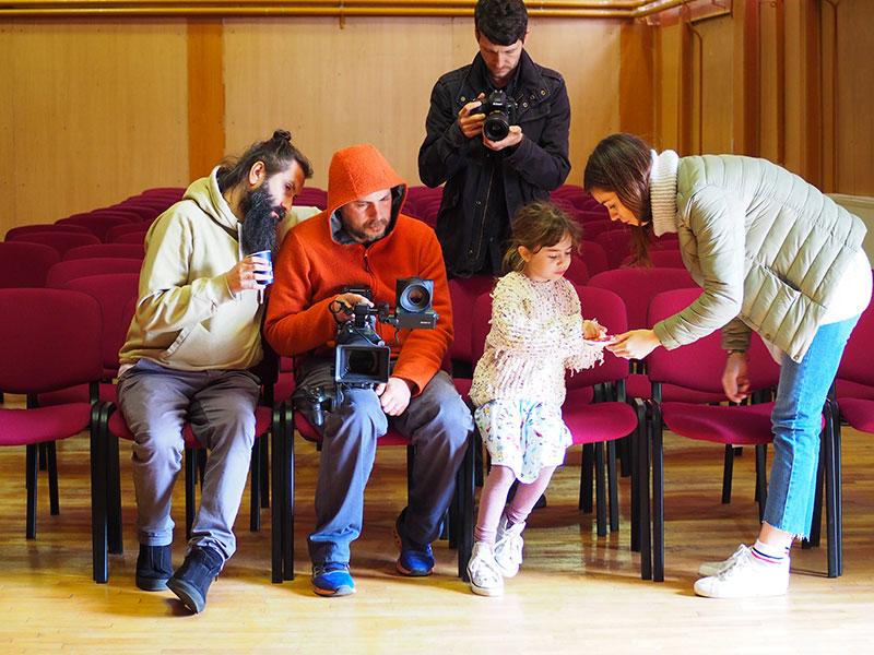 În timpul filmărilor videoclipului