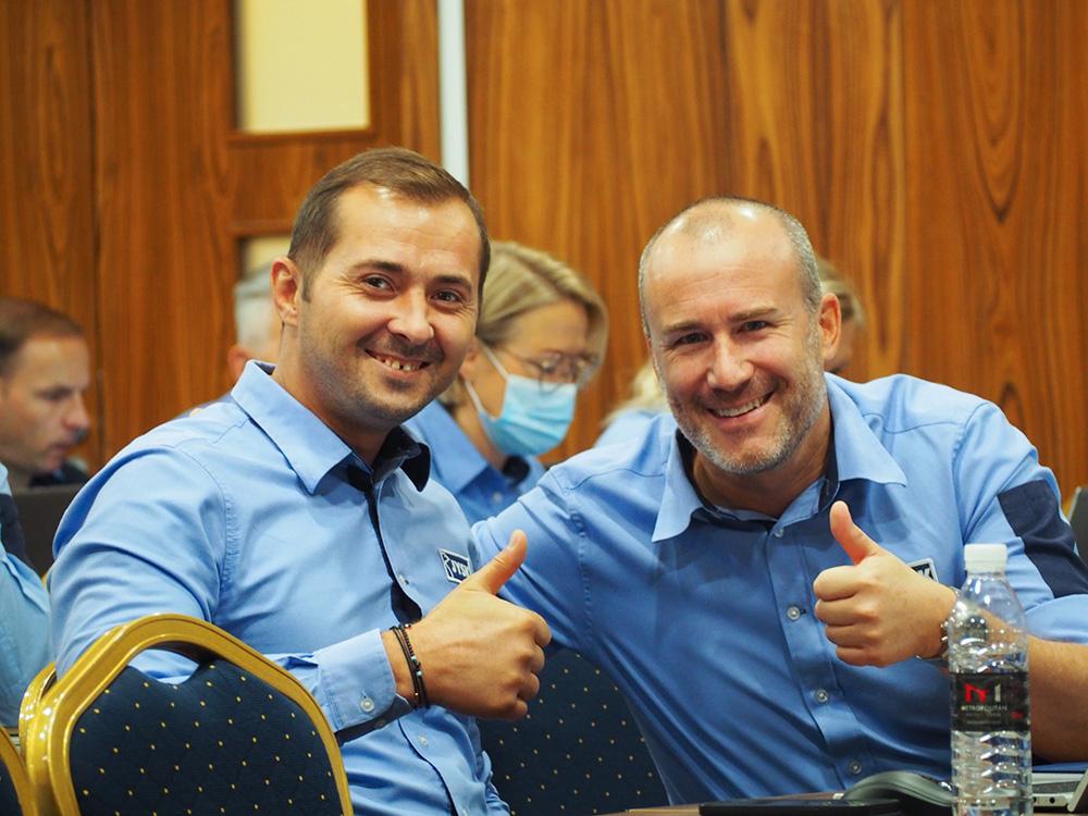 Colleagues from DBL region also joined: Mihai Baltariu and Roman Höhener from JYSK Switzerland