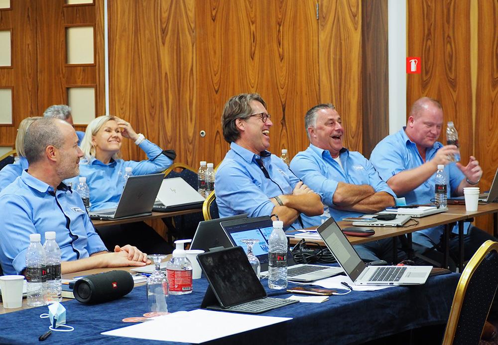 During one of the presentations at the Retail Managers Meeting 2021