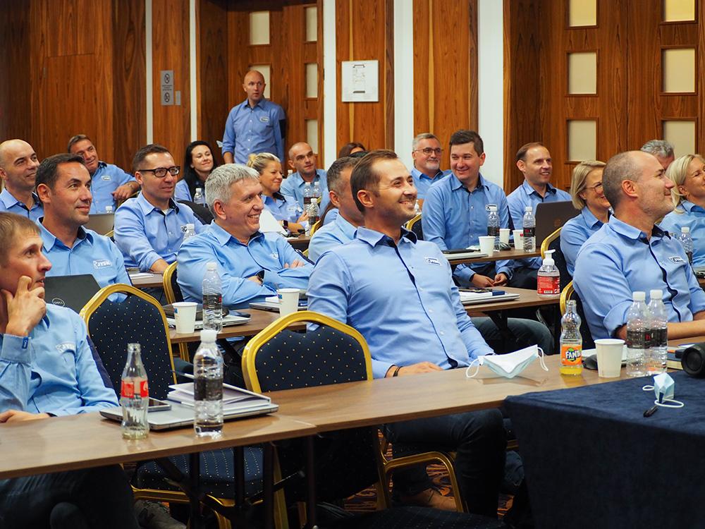 During one of the presentations at the Retail Managers Meeting 2021