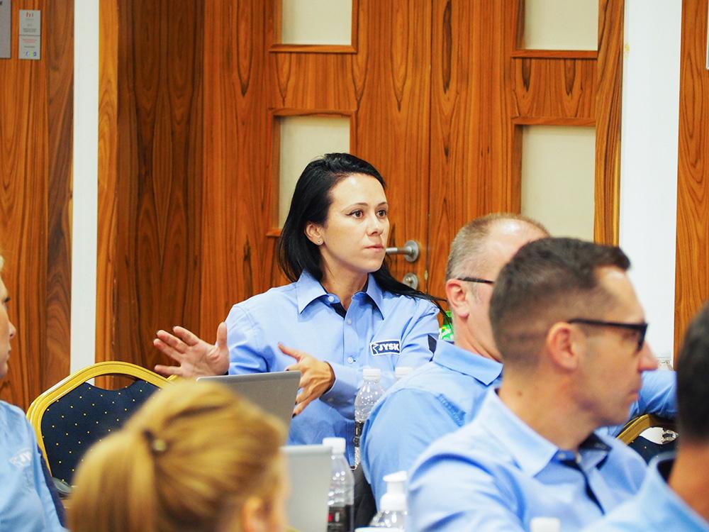 During one of the presentations at the Retail Managers Meeting 2021