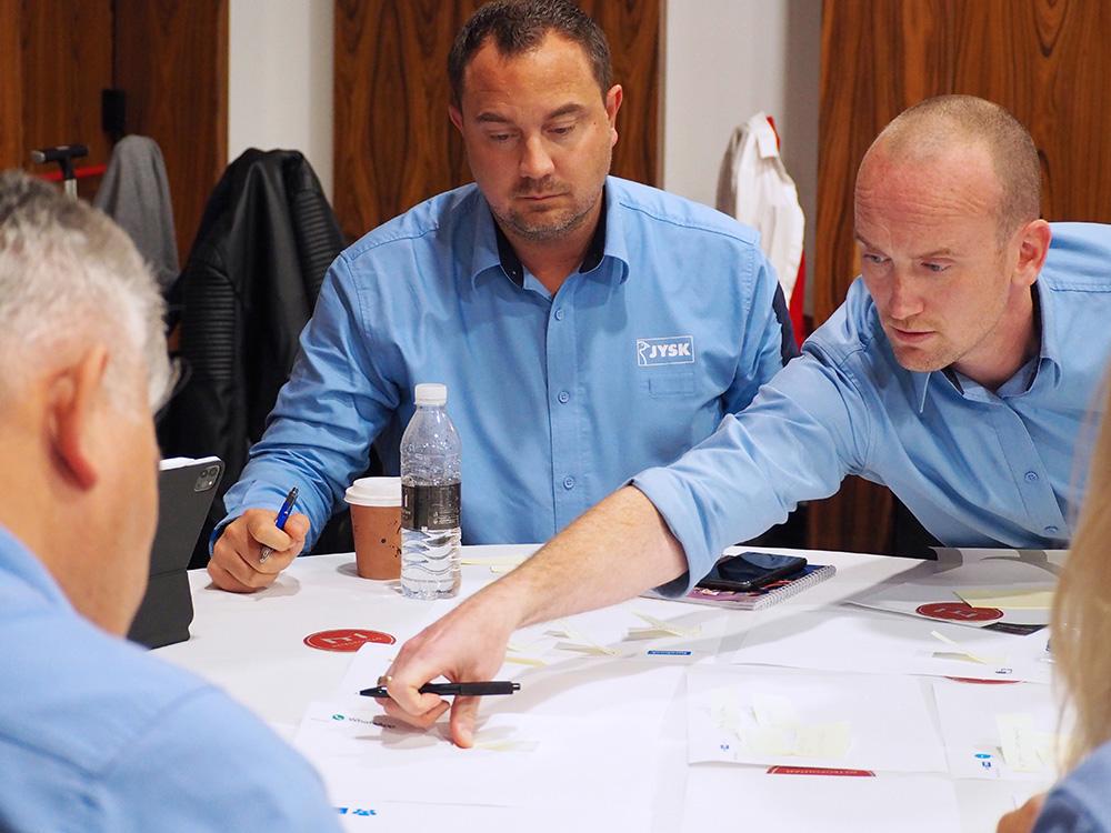 During one of the workshops at the Retail Managers Meeting 2021