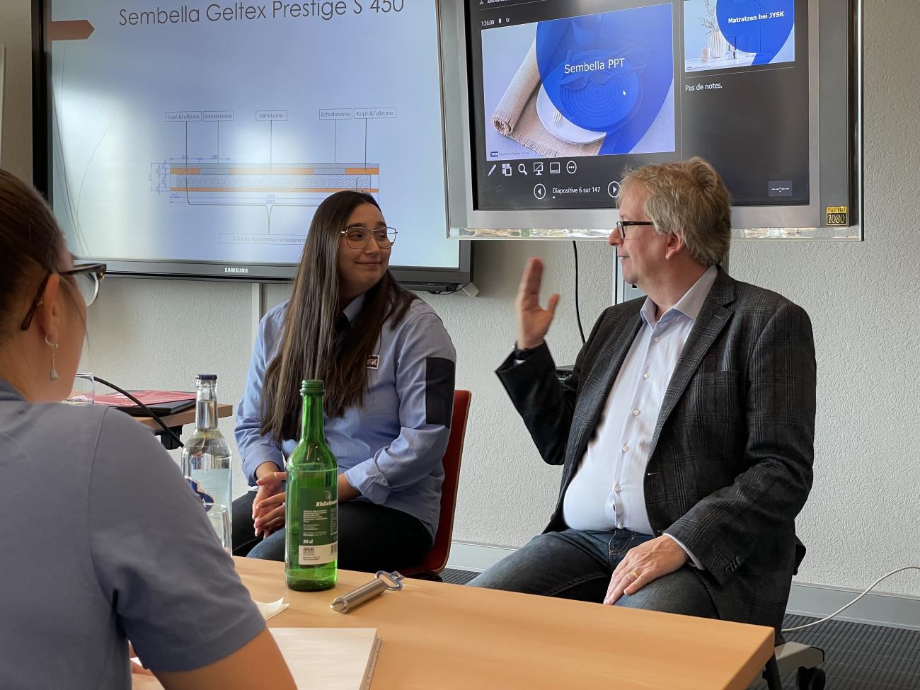 A mattress supplier from Sembella participated in the training.
