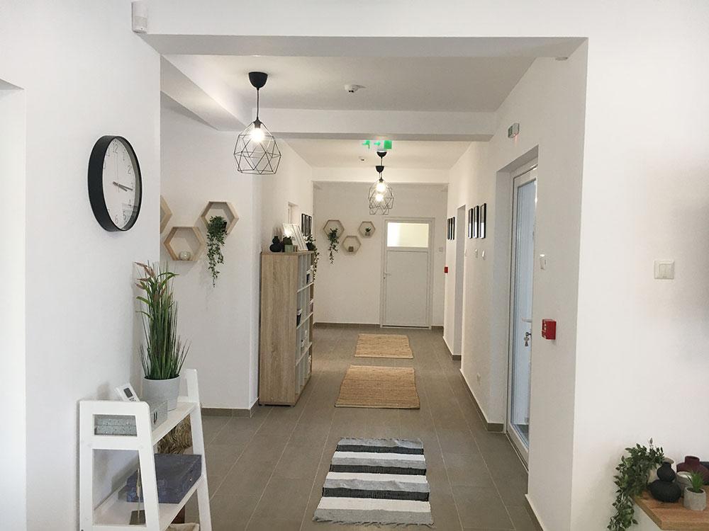 Holul casei de tip familial din Unirea, Bistrita