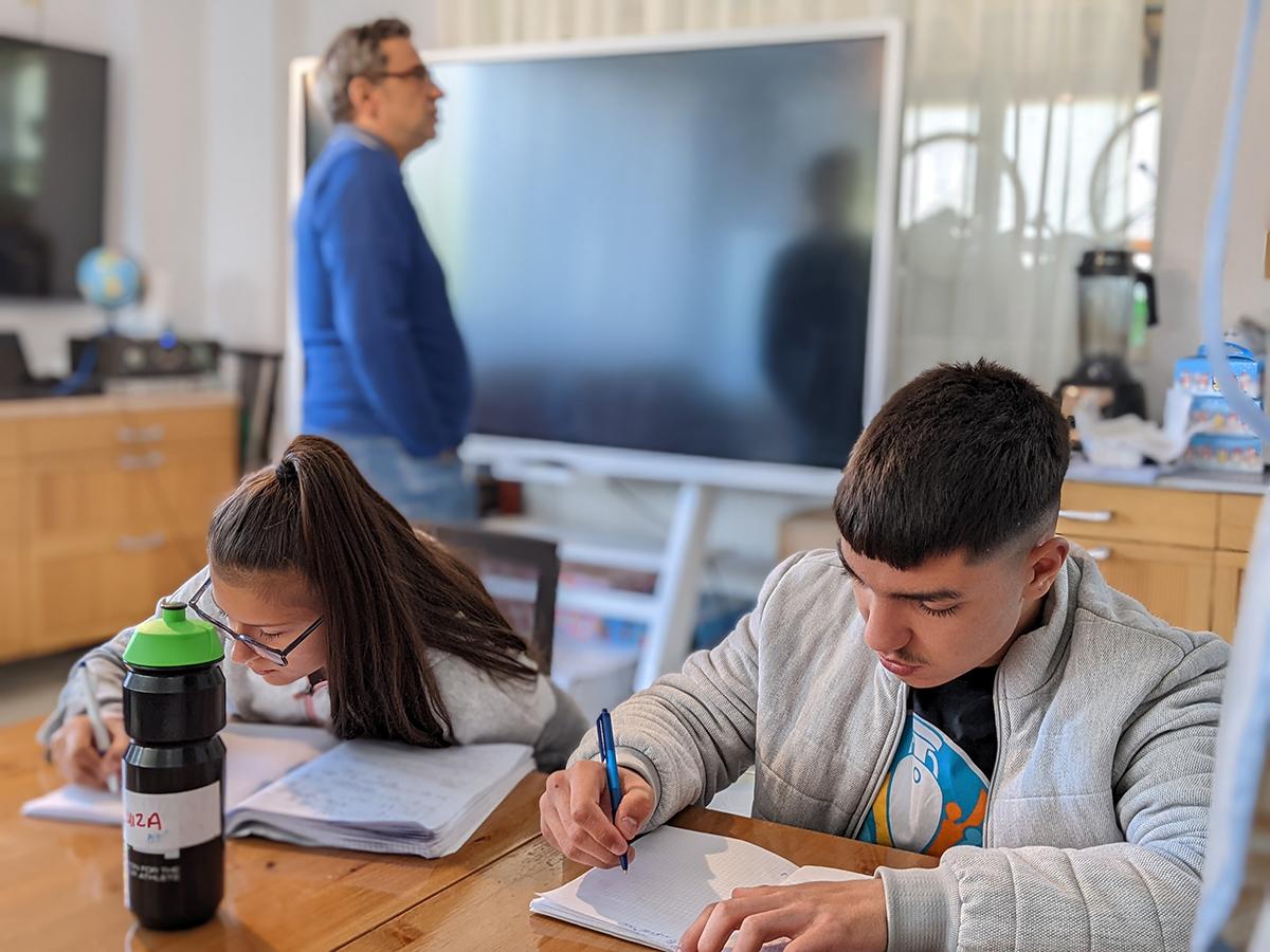 Meditațiile sunt o parte importantă în programul taberei. 