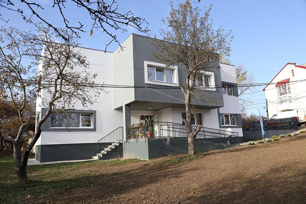 Una dintre cele două case Hope and Homes din Pomârla