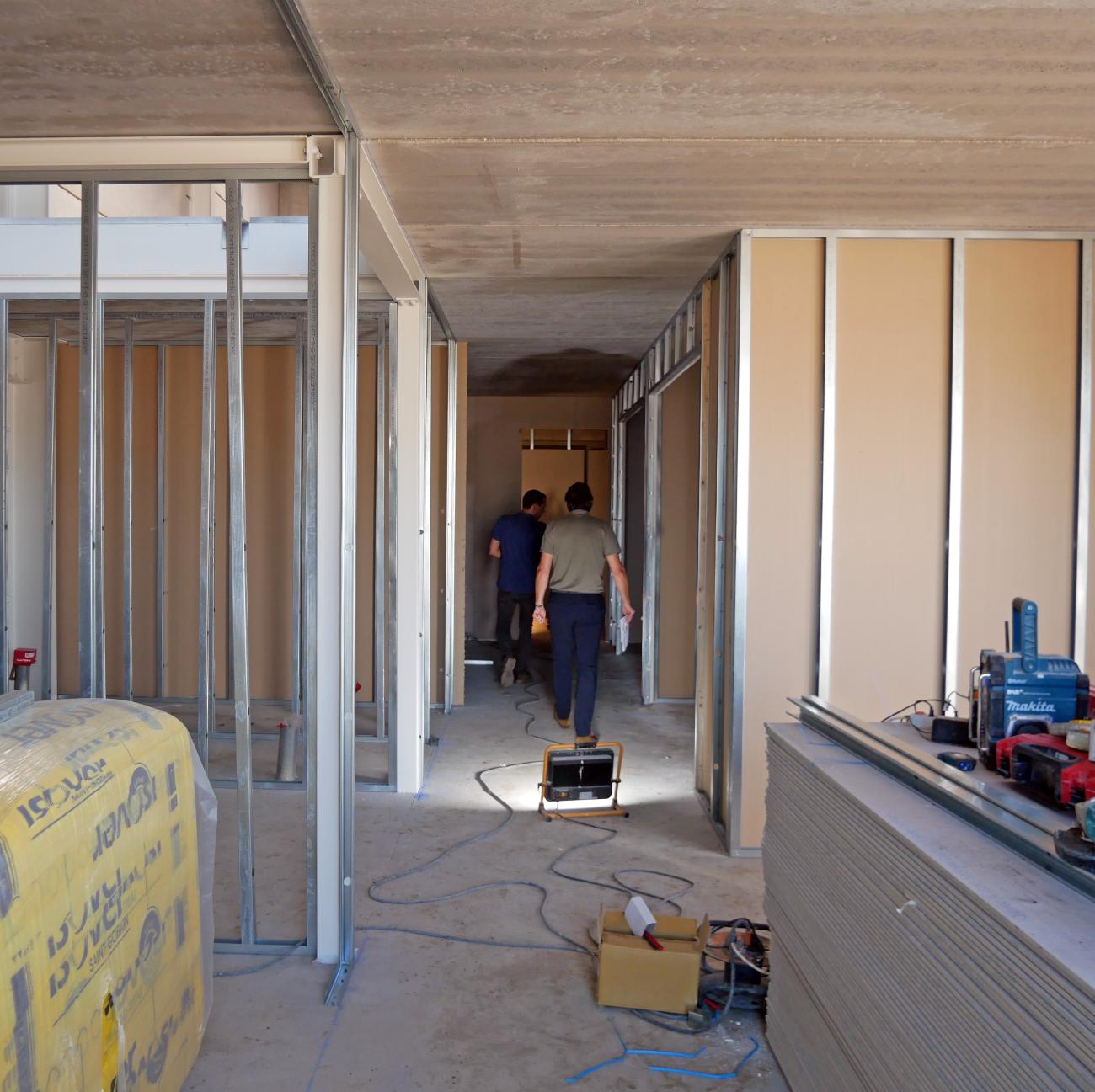 Inside the new head office in Schoten