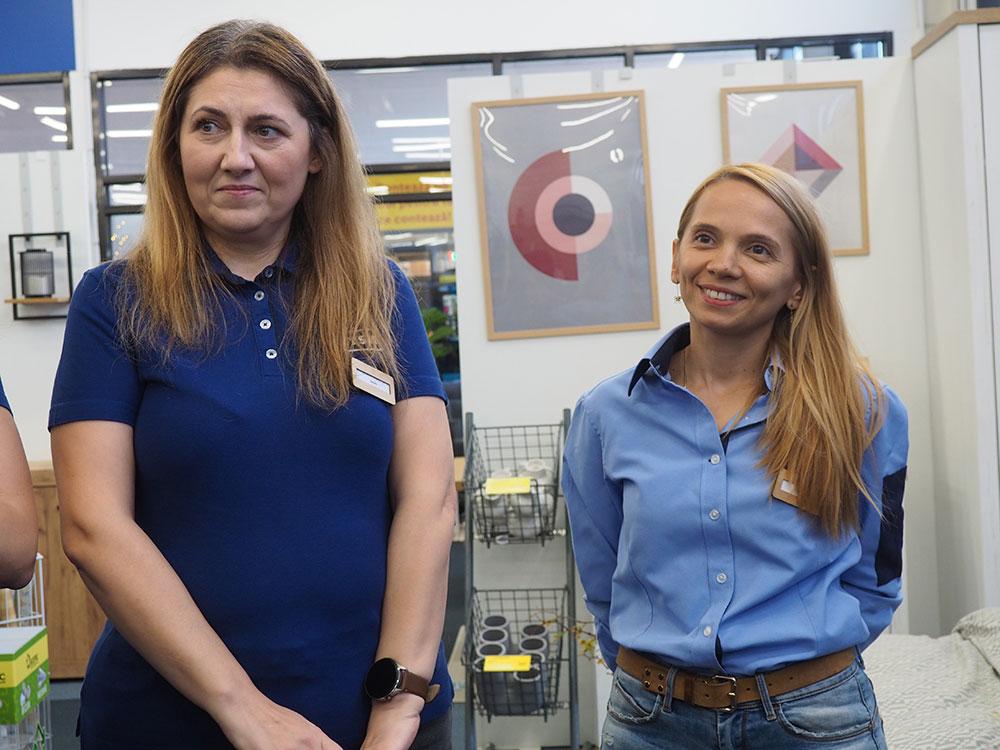 Dana Cujbă, Customer Service Manager, și Simona Carp, Head of HR