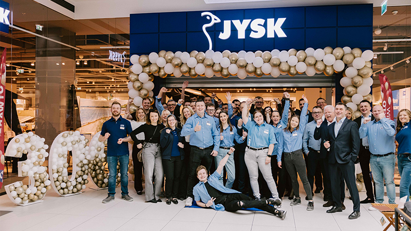 JYSK Poland ready to open in Warsaw.