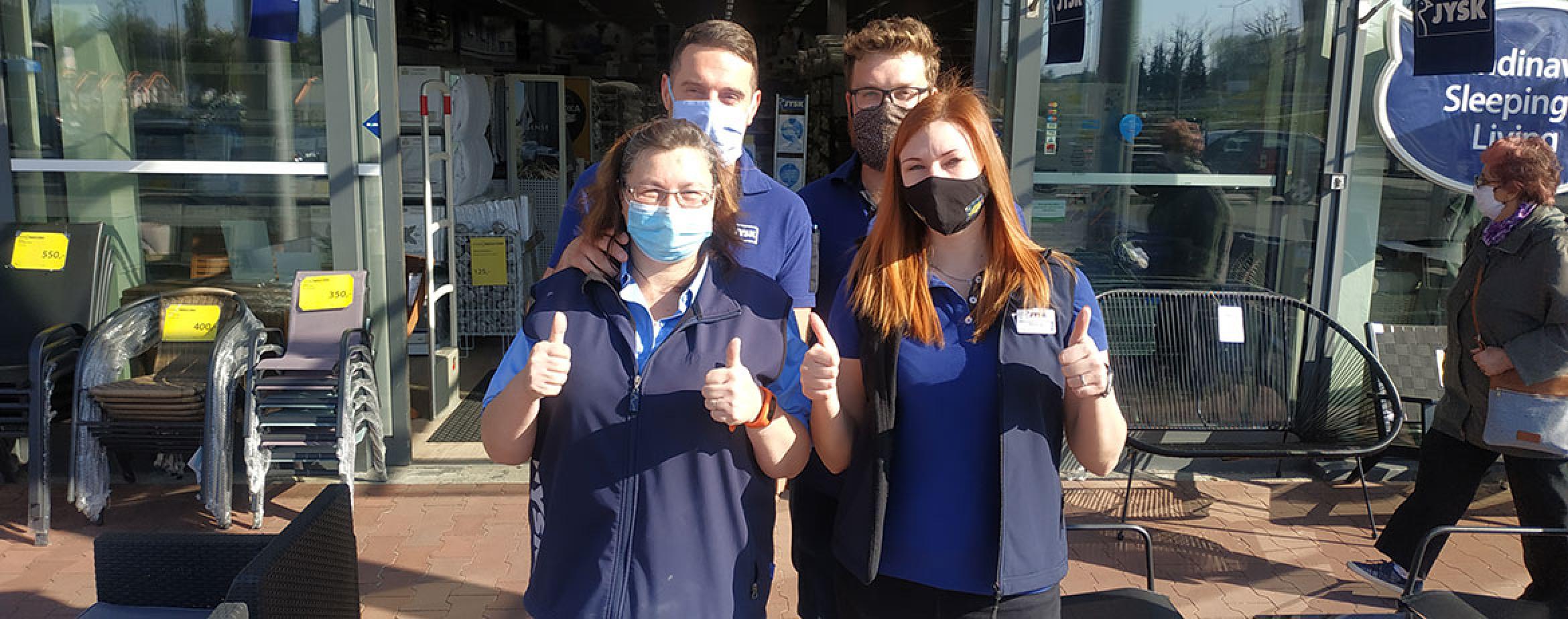 While stores gradually reopen, colleagues share why they are happy to be back to work