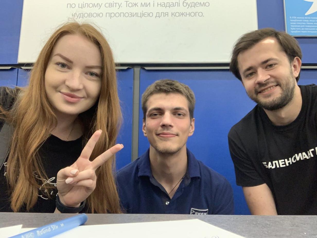 Olena and team