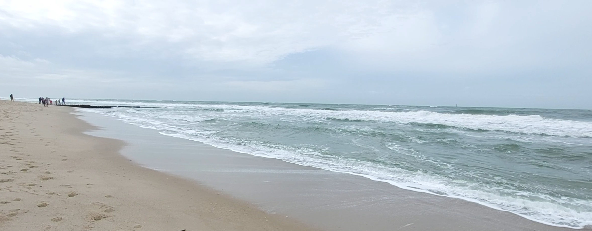 Der Strand von Westerland auf Sylt 