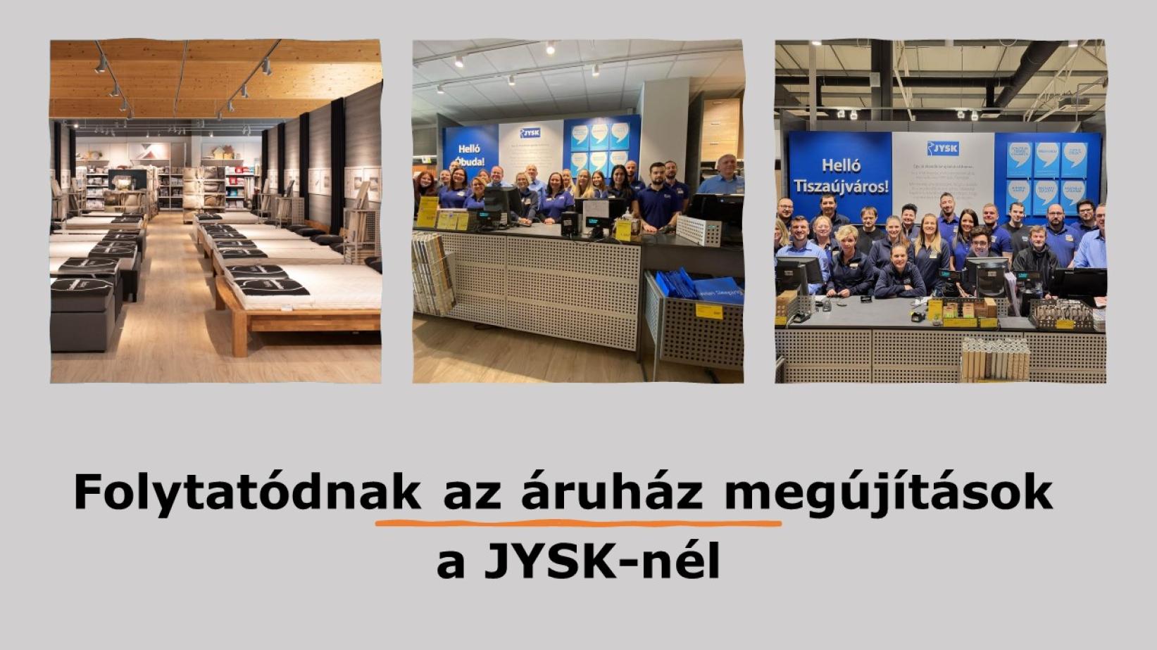 áruház megújítások