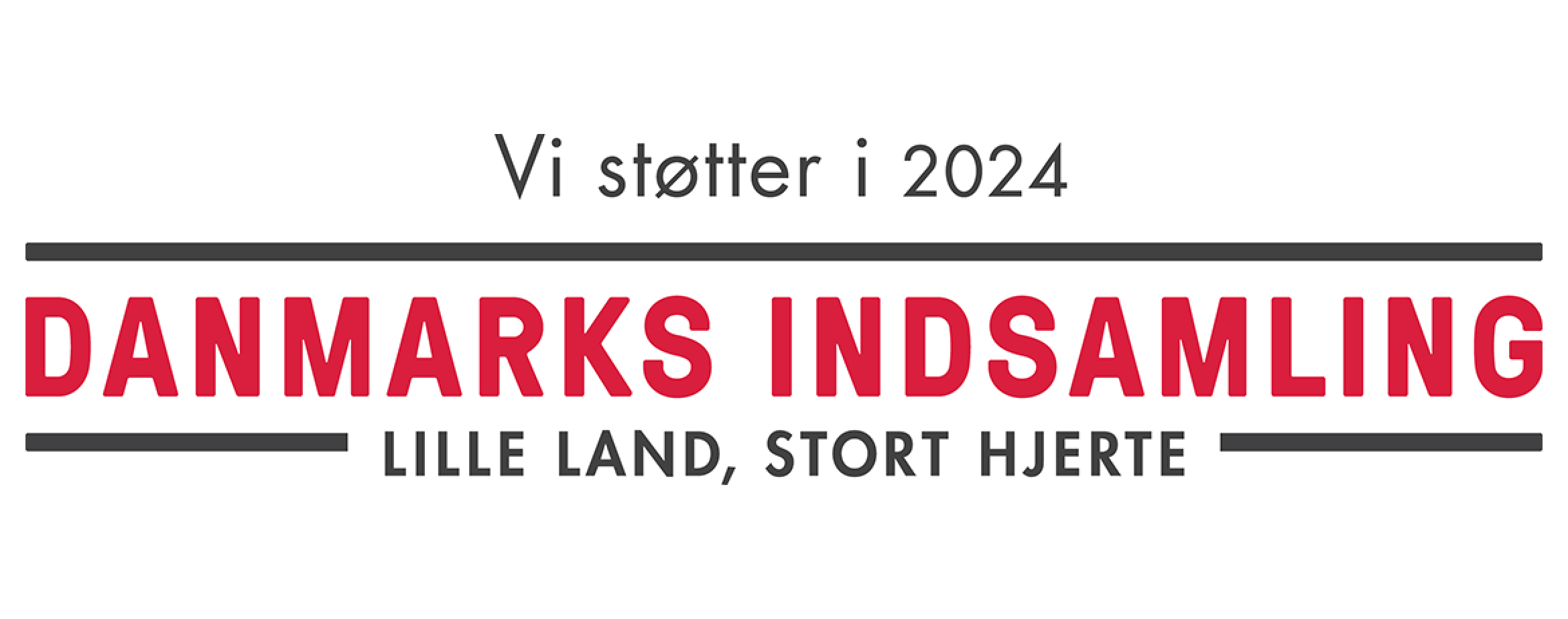 Vi støtter Danmarks Indsamling