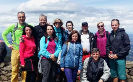 JYSK colleagues mountain