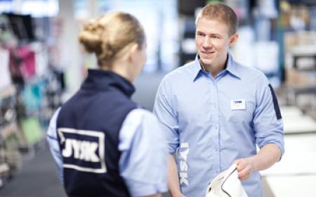 Three questions for a colleague JYSK