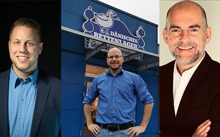 Die Drei Rückkehrer: Christoph Hein, Gunnar Interwies und Marco Rosemann