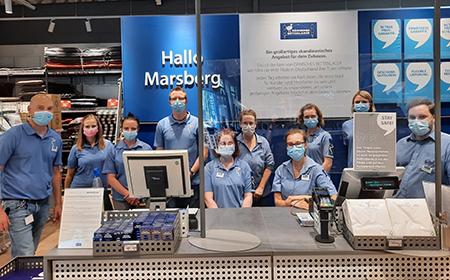 Auch der Store in Marsberg hat das neue Store-Konzept gefeiert. 