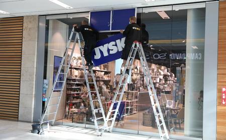 First JYSK sign in DBL