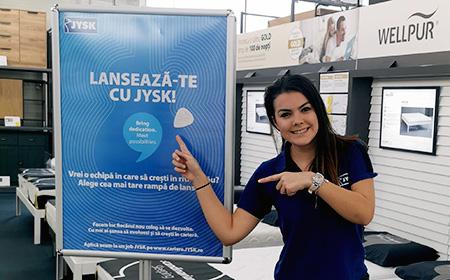 Lansează-te cu JYSK: Roxana Iordache, de la Sales Assistant la District Manager 