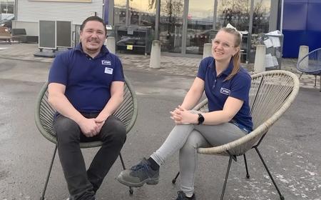 Jimmy Livimäki och Alexandra Ahlinder