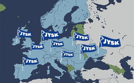JYSK Map
