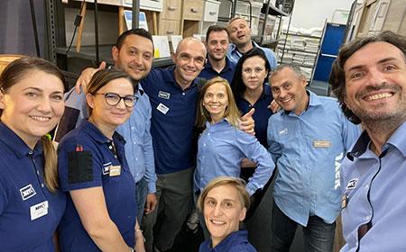 Echipa de management JYSK a lucrat o zi în magazinul JYSK Craiova 2