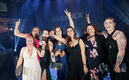 Kokkolan voittoisa tiimi