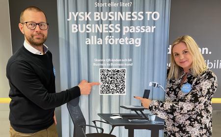 Andreas och Maria från B2B i Sverige
