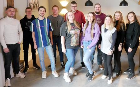 De deelnemers aan de Talent Academy