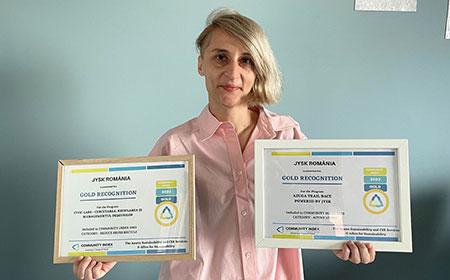 Două proiecte JYSK au primit distincția Gold in Community Index 2023