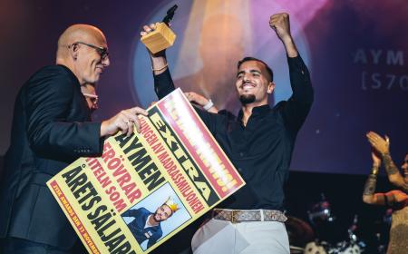 Aymen Abdul Karim, JYSK Länna fick pris som "Årets bästa säljare" på JYSK AWARDS 2023