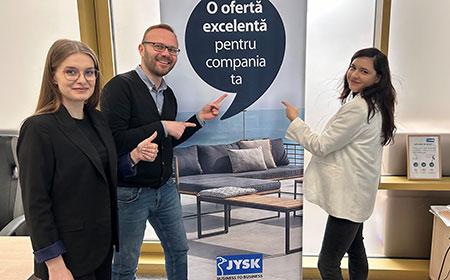 Ciprian, Mădălina și Diana ajută clienții B2B cu oferte excelente