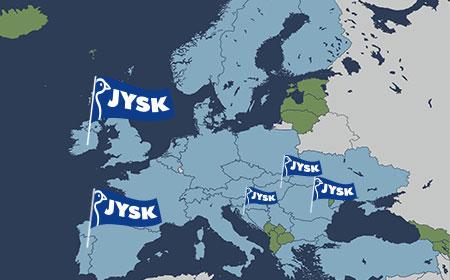 New JYSK stores February