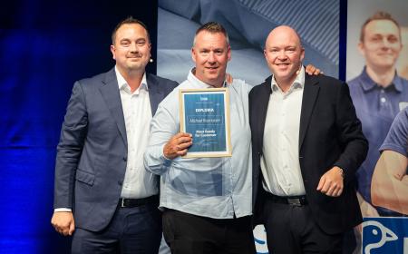 Michael Rasmussen blev kåret som den bedste District Manager i kategorien "Most Ready for Customers".