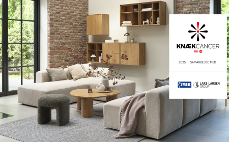 Once again JYSK and Lars Larsen Group donate 1 million kroner to Knæk Cancer.